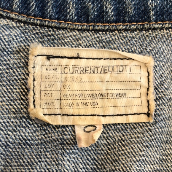 Current/Elliot Vintage Denim Vest - Picture 6 of 6
